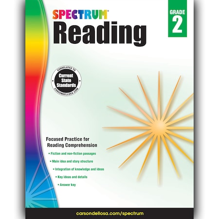 Spectrum Reading Workbook, Grade 2, Paperback 704580